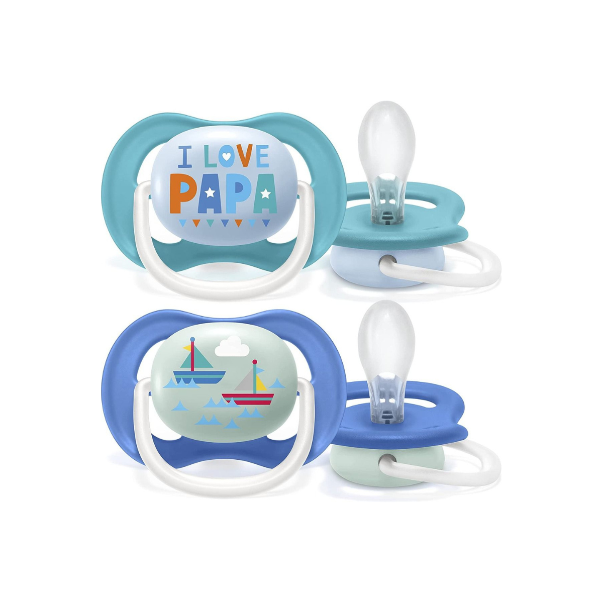 Philips Avent Ultra havo so'rg'ichi 6-18M+, Boy dada/qayiq 2 dona