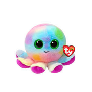 Мягкая игрушка TY Bubbles осьминог разноцветный для новорождённых