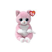 Мягкая игрушка TY Lillibelle розовая кошка с сердцем на животе