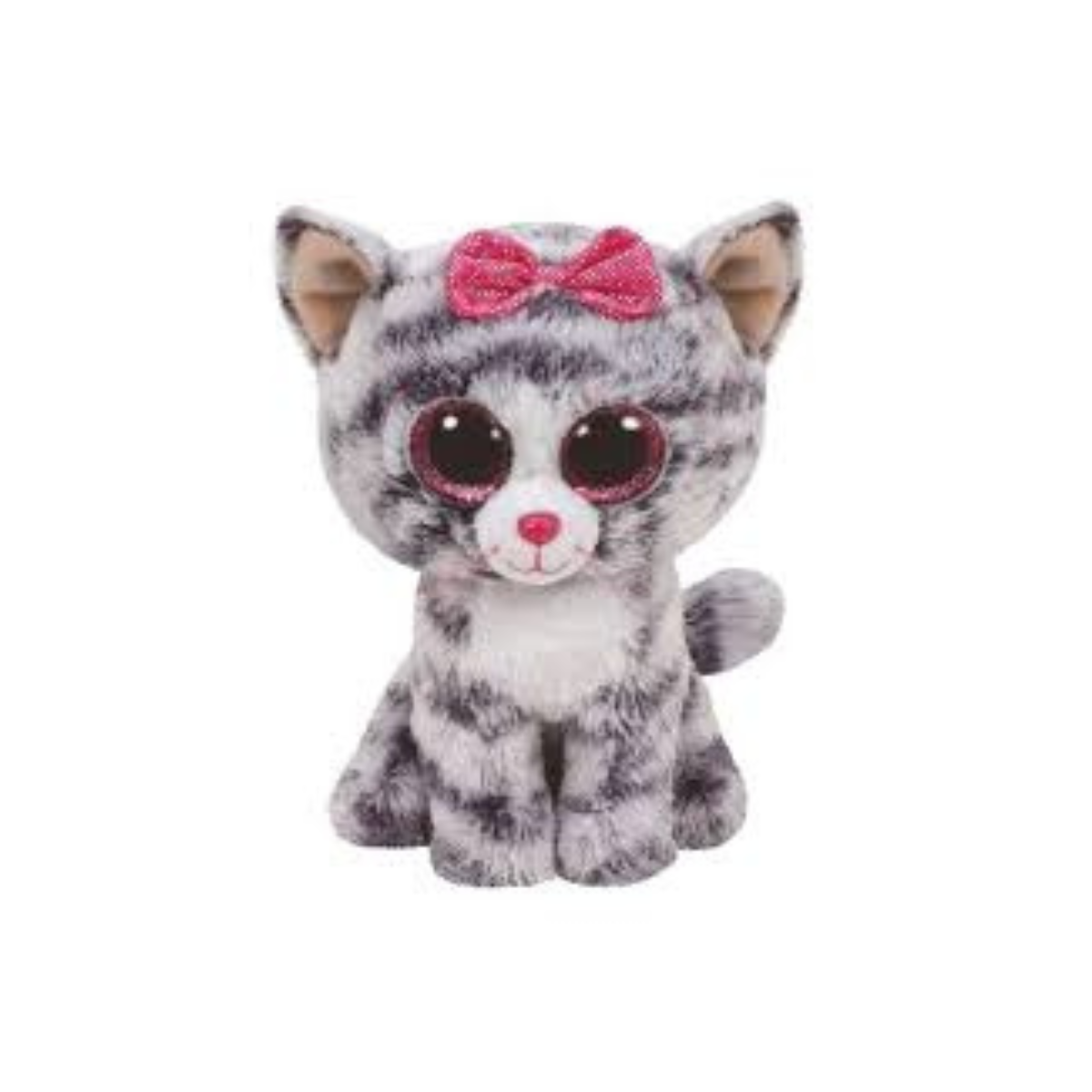 Мягкая игрушка TY Kiki серая кошка плюш 15 см