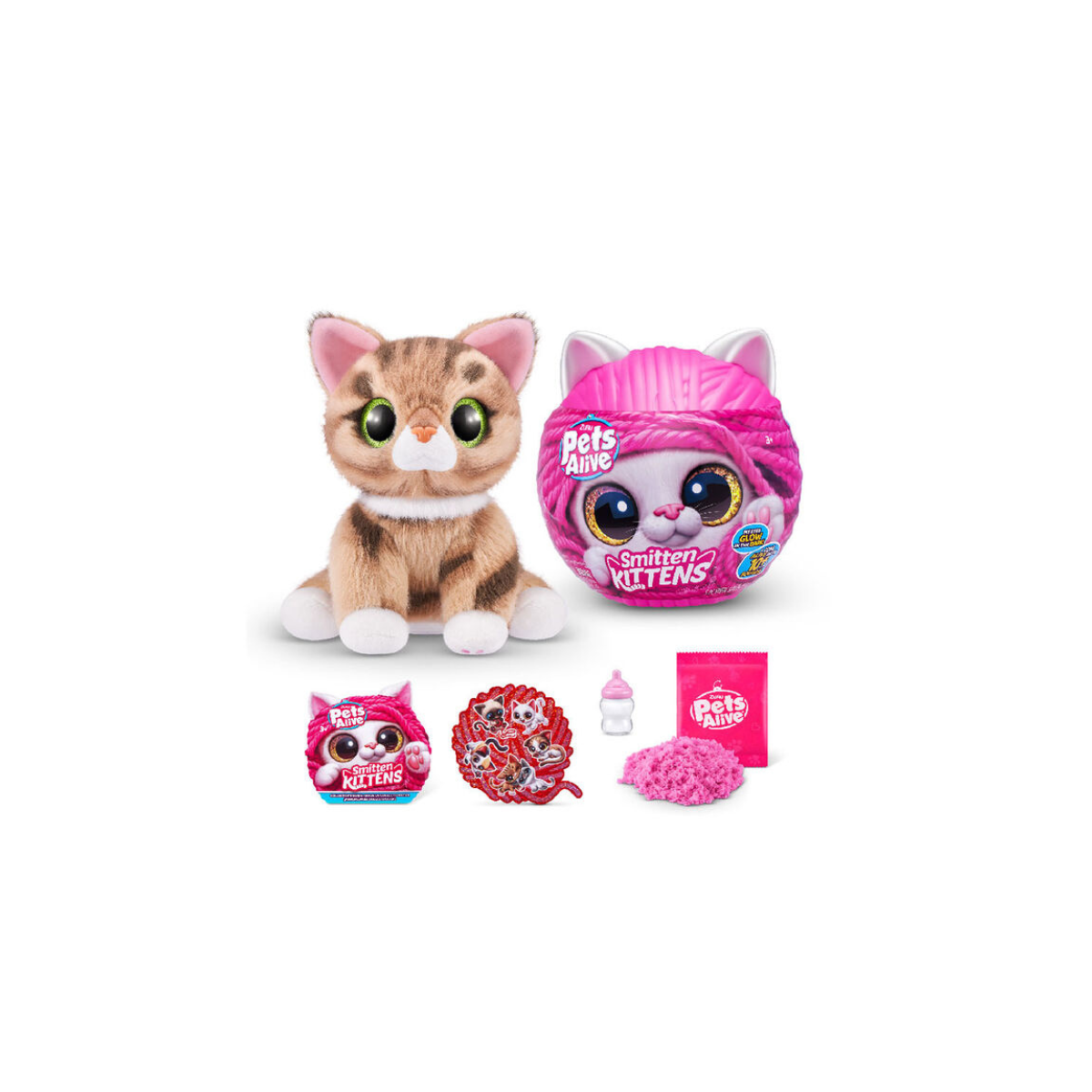 Zuru Pets Alive Smitten Kittens интерактивный котенок в клубке