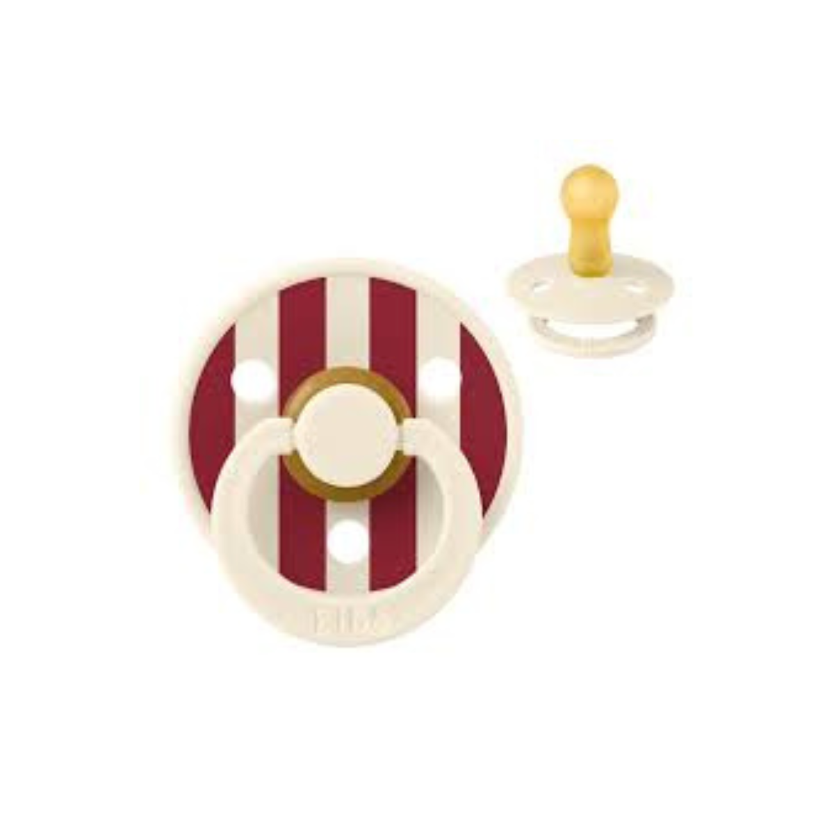 BIBS Round Colour соска size 2 натуральный каучук Studio Block