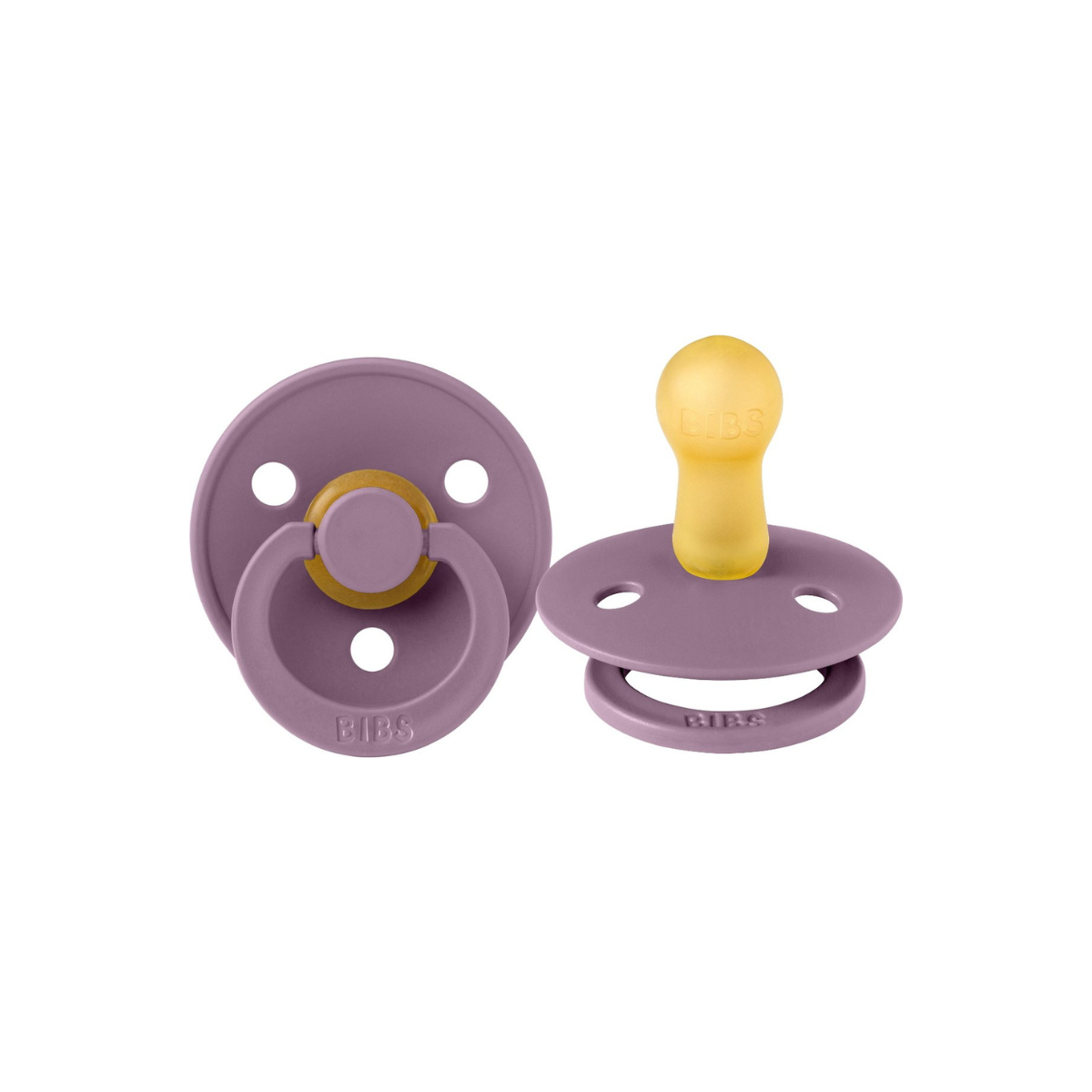 BIBS Colour латексная пустышка size 2 от 6 месяцев Mauve