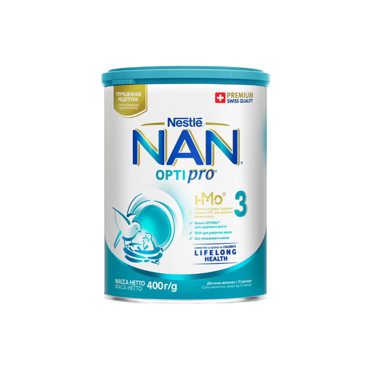 NAN 3 молочная смесь для детей от 12 месяцев 400 г