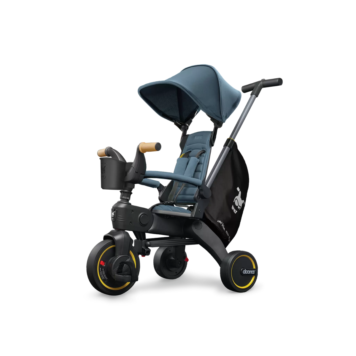 Детский трехколесный велосипед Doona Liki S5 Ocean синий 10-36 месяцев
