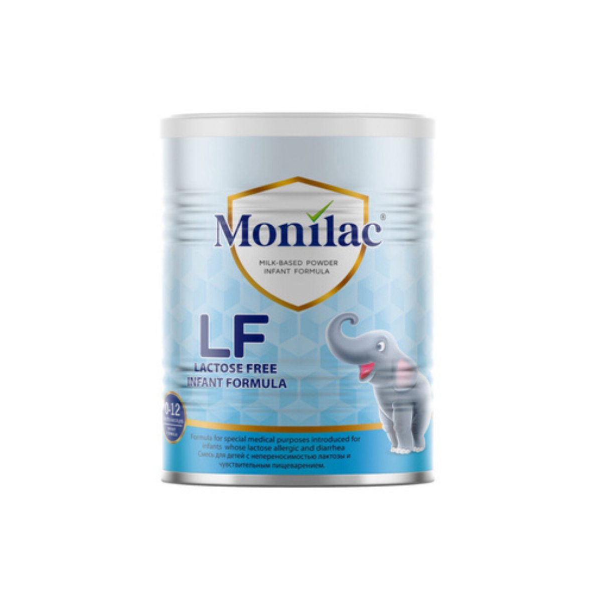 Monilac LF 400 г безлактозная молочная смесь для новорожденных