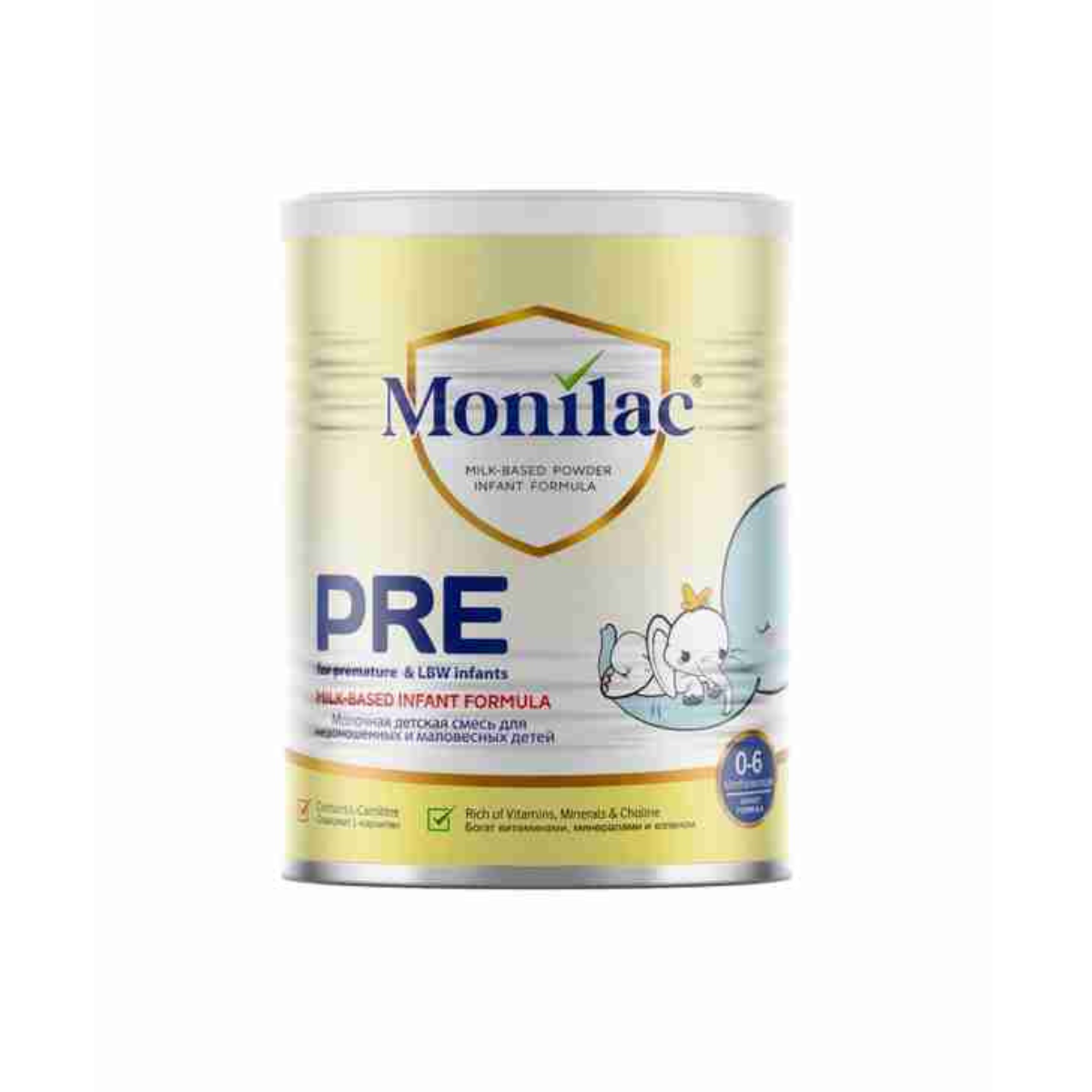 Monilac PRE молочная смесь для недоношенных 400 г