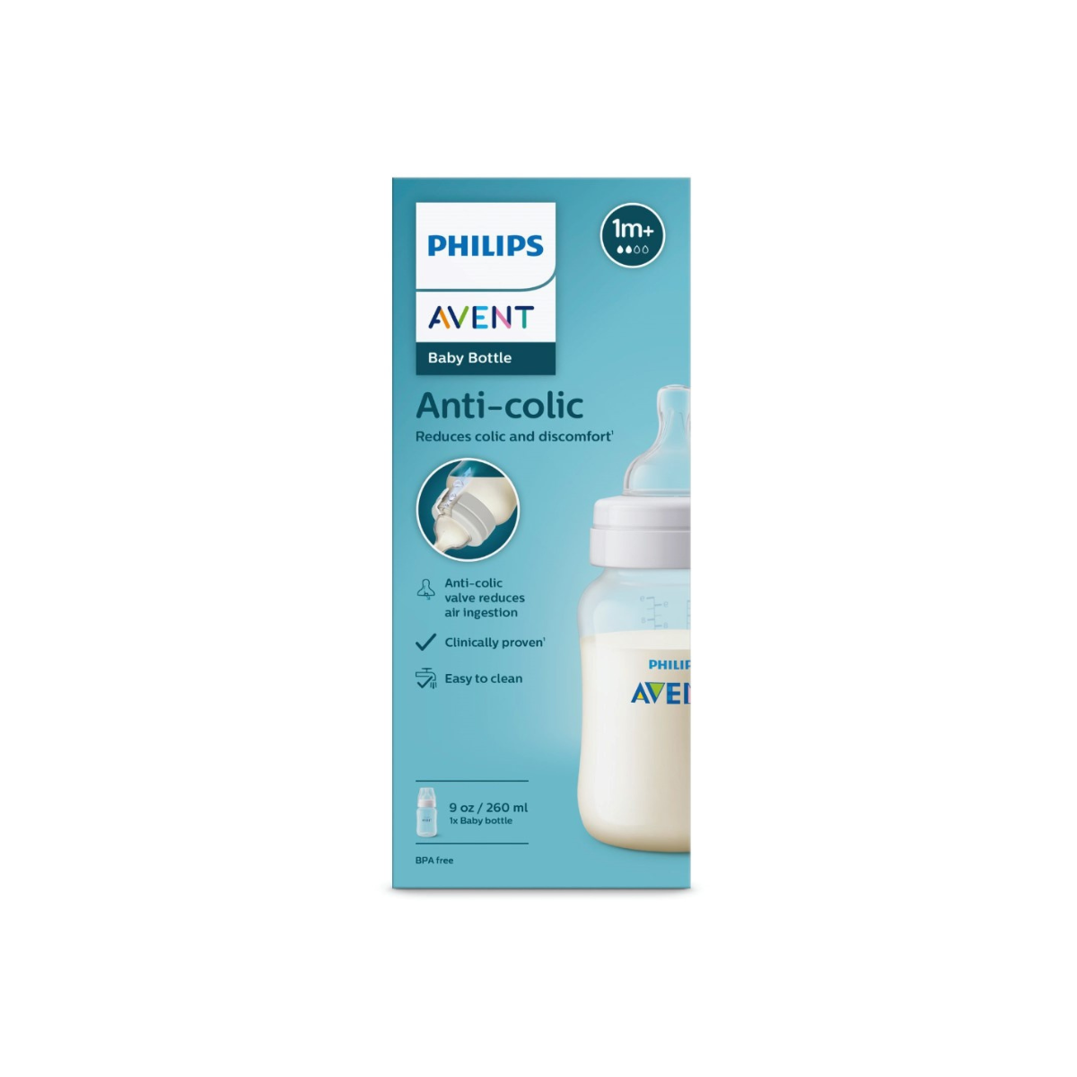 Бутылочка Philips Avent Anti-colic 260 мл с антиколиковой системой