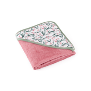 Полотенце Loulou PETITE&MARS Bamboo 100x100 см с капюшоном розовое