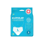 Трусы Lovular послеродовые для рожениц, L, 3 шт.