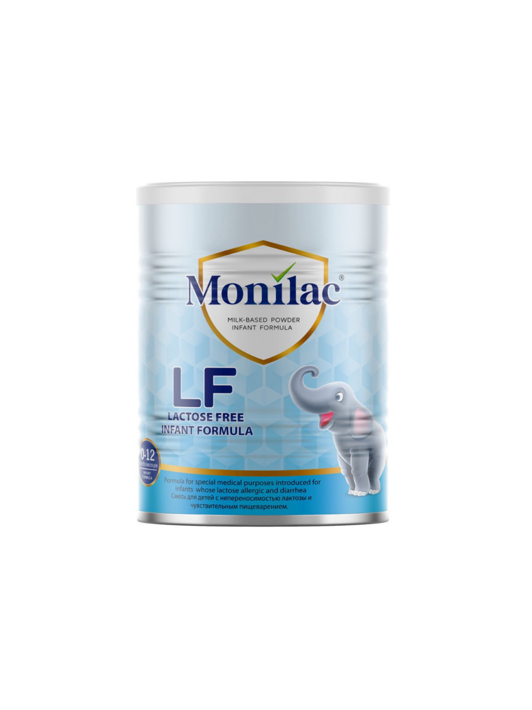 Monilac LF безлактозная молочная смесь 0-12 месяцев 400 г