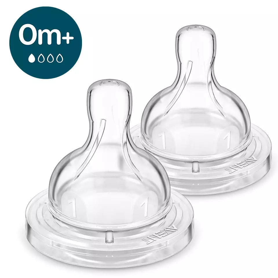 Соска Philips Avent антиколиковая 0м+ силиконовая 2 шт