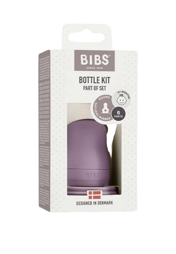 Набор BIBS Bottle Kit латексная соска антиколиковая лиловый