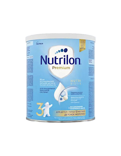 Nutrilon 3 Nutricia palma yog'isiz sutli aralashma, 600 g, 12 oydan boshlab