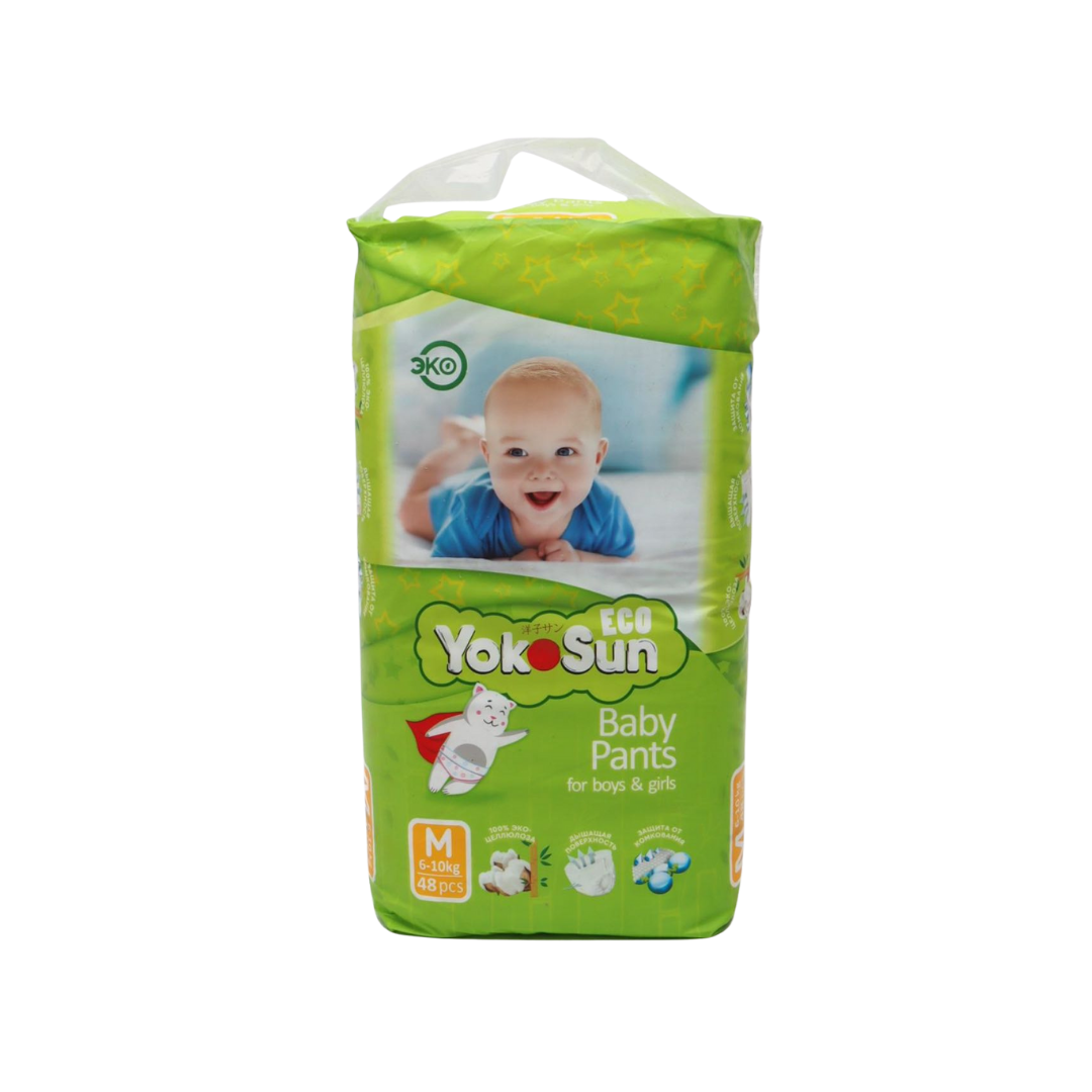 YokoSun Eco трусики-подгузники размер M 6-10 кг 48 шт