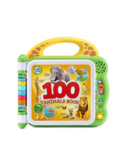 LeapFrog интерактивная книга 100 животных зелёная обучающая игрушка