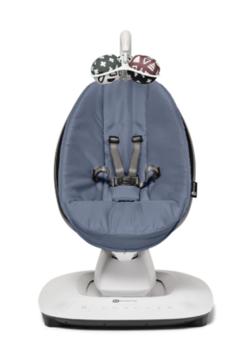 Кресло-качалка 4Moms Slate Blue Classic для кормления и укачивания
