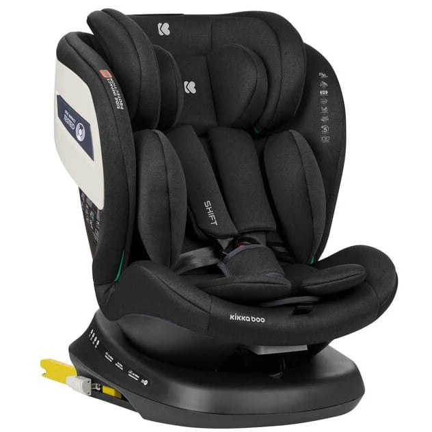 Автокресло Kikkaboo Shift ISOFIX Black 0-36 кг с системой крепления