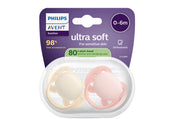 Philips Avent Ultra Soft пустышка силиконовая 0-6 месяцев