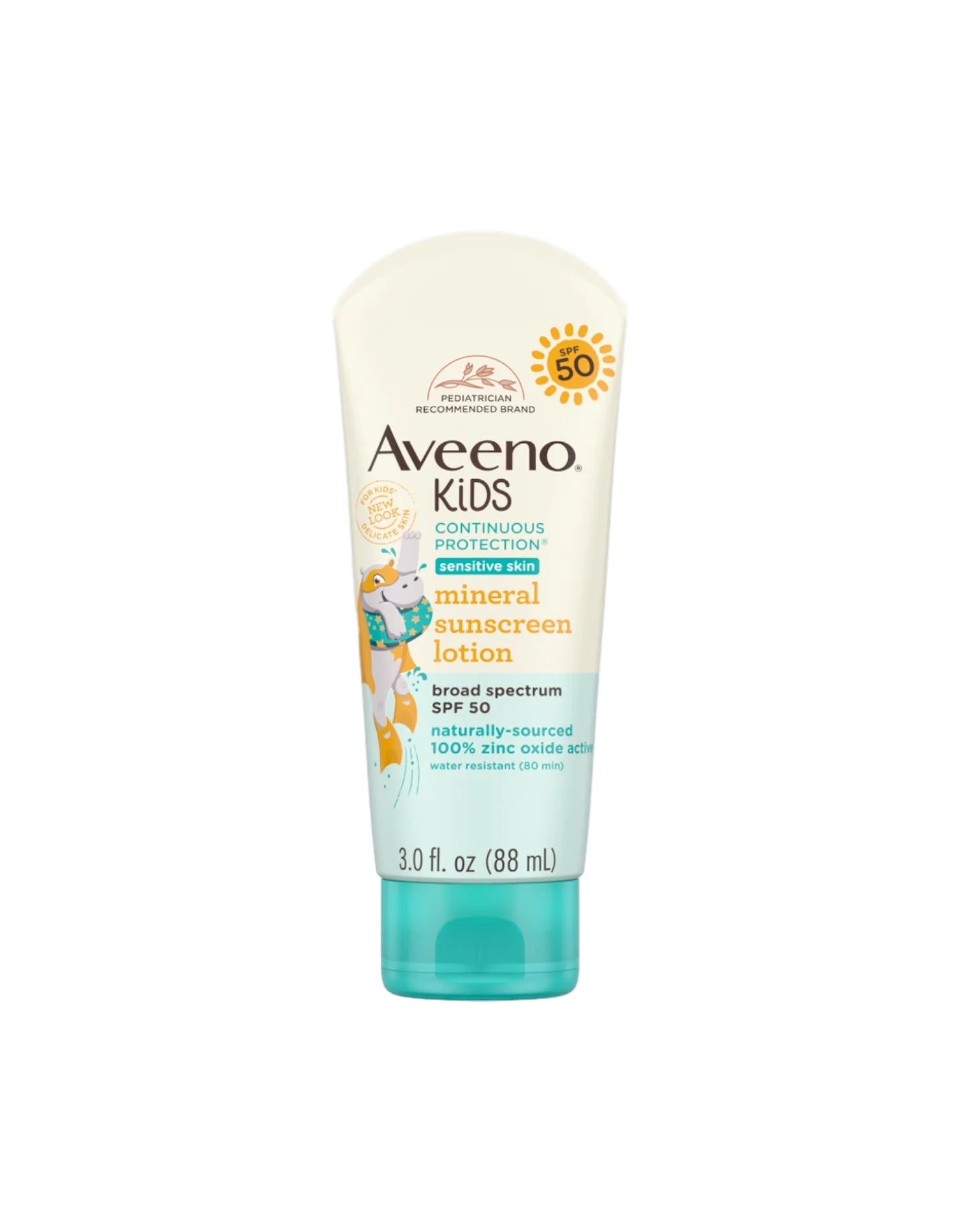 Aveeno Baby солнцезащитный крем SPF 50 натуральный овсяной 88 мл