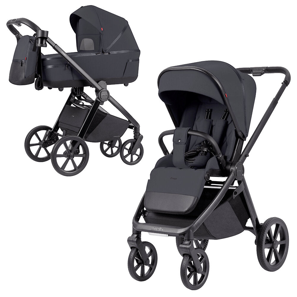 Коляска Carrello Omega 2 в 1 Meteor Grey алюминиевый каркас