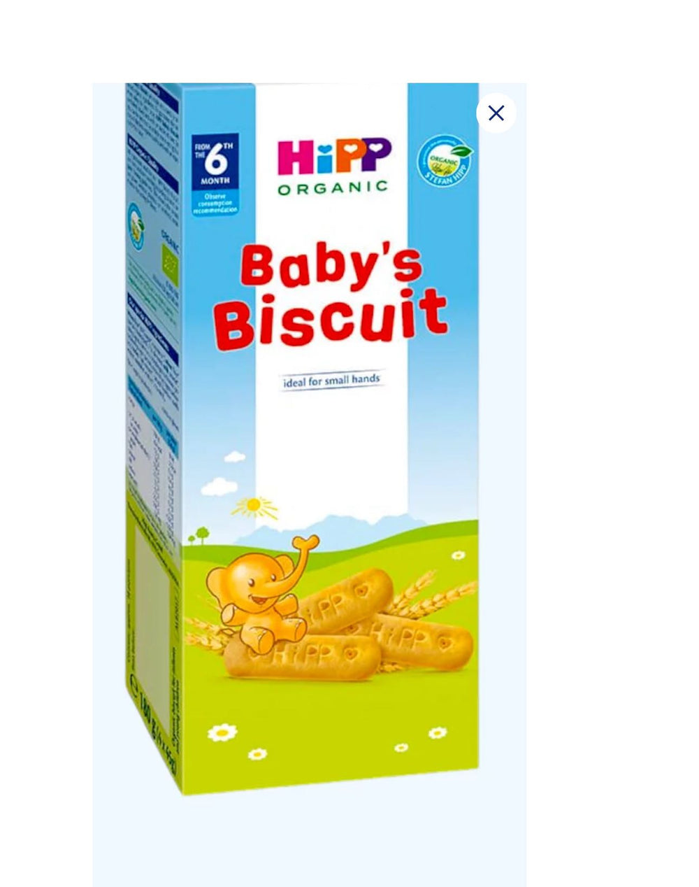 HiPP bolalar pechenesi, 6+ oy, 180 gr