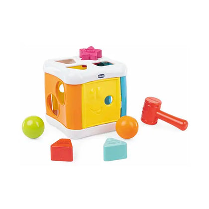 Chicco Sort&Beat — 2 in 1 rivojlantiruvchi kub-sorter, 10-36 oy
