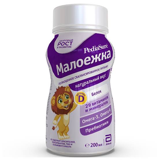 PediaSure Малоежка вкус натуральный, бутылочка 200 мл