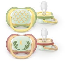 Пустышка Philips Avent Ultra Soft ночная 0-6 месяцев