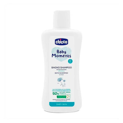 Chicco Baby Moments ko'z achishtirmaydigan shampun-gel 0 oydan 200 ml