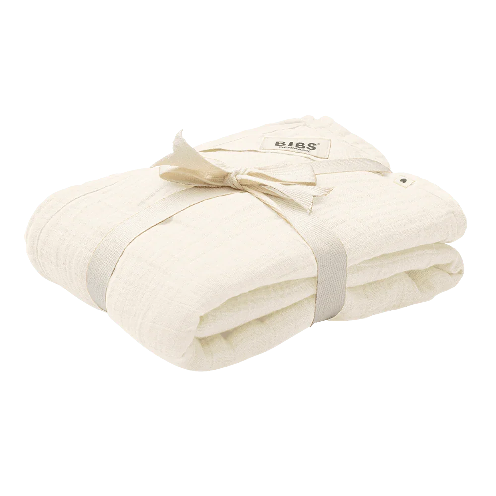 Муслиновая пеленка BIBS 120x120 см слоновая кость