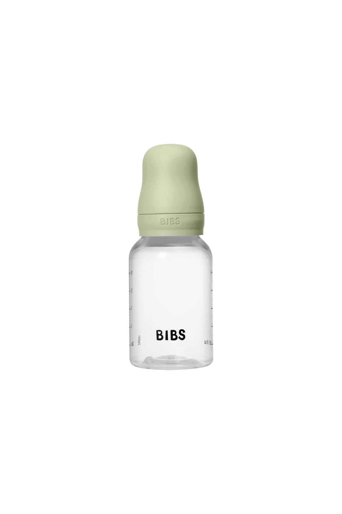 BIBS chaqaloq shishasi Round Sage plastik 150 ml silikon sekin oqimli nipelli