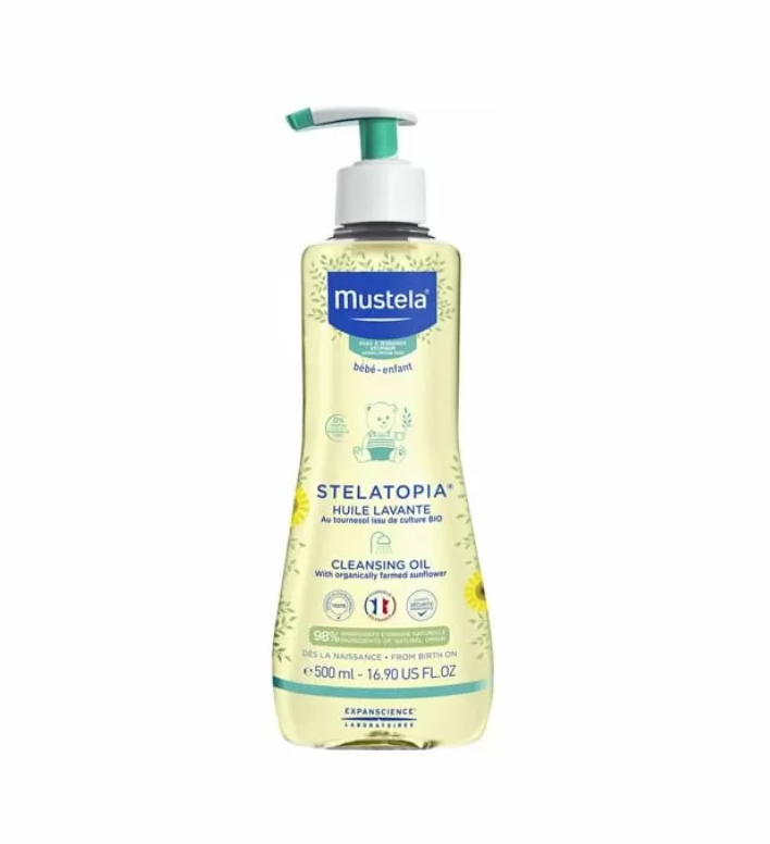 Mustela Stelatopia очищающее масло для купания 500 мл
