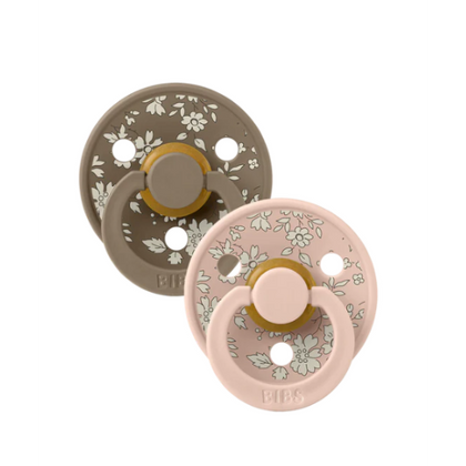 Соска BIBS x Liberty Capel латексная, размер 1, 2 шт, Blush Mix, 0-6 мес