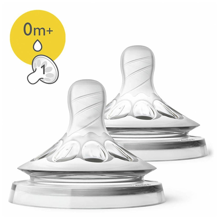 Соска Philips Avent Natural 0+ силиконовая для новорождённых