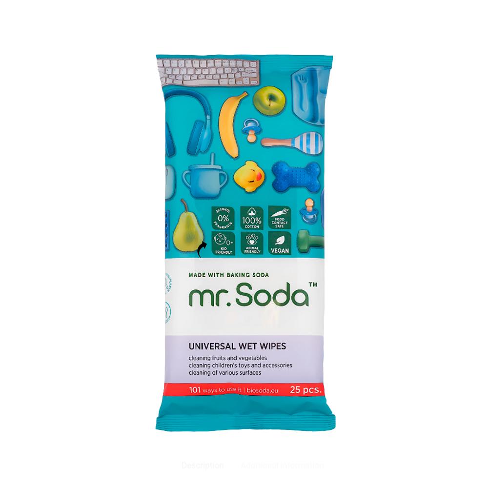 SODA Влажные универсальные салфетки Universal 25 шт