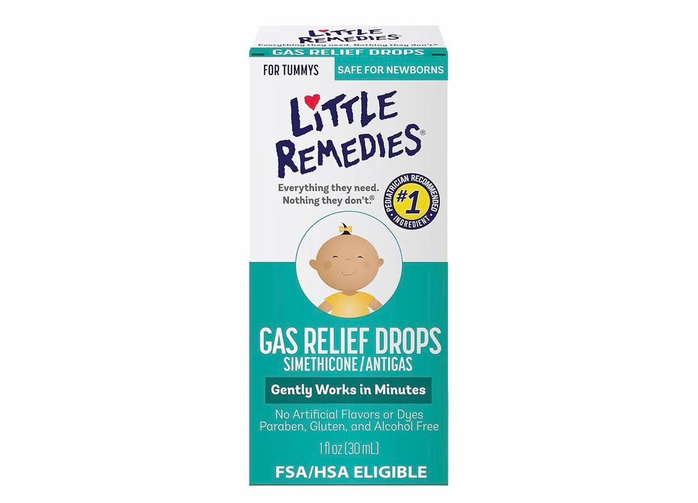 Little Remedies chaqaloqlar uchun gazga qarshi tomchilar, tabiiy rezavor ta'mli, 30 ml