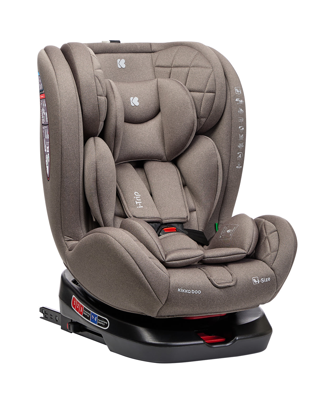Avtokreslo KikkaBoo Shift ISOFIX Brown