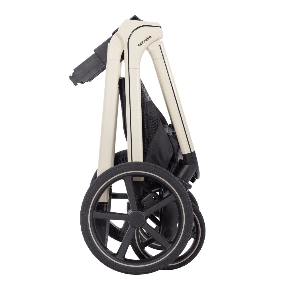 Коляска Carrello Vector Rock Beige для новорождённых с амортизацией