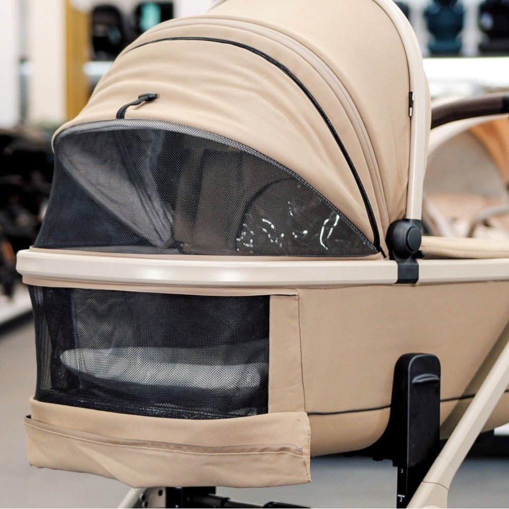 Коляска Carrello Vector Rock Beige для новорождённых с амортизацией