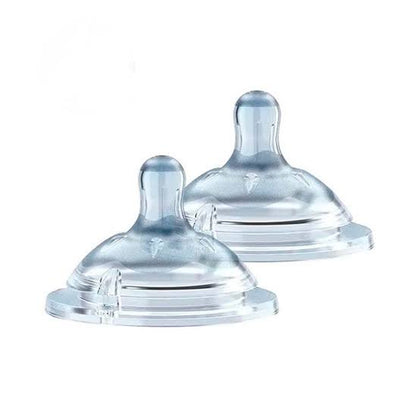 Chicco NaturalFeeling soska 6 oy+ tez oqim, silikon, 2 dona