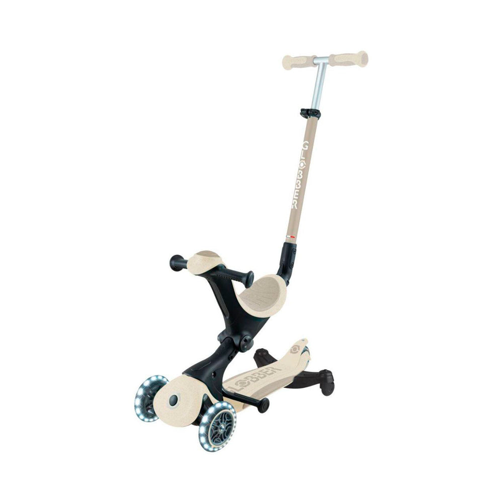 Globber Go Deluxe LIGHTS ECOLOGIC 360° bolalar samokati, 3-in-1, 4 xil rangda