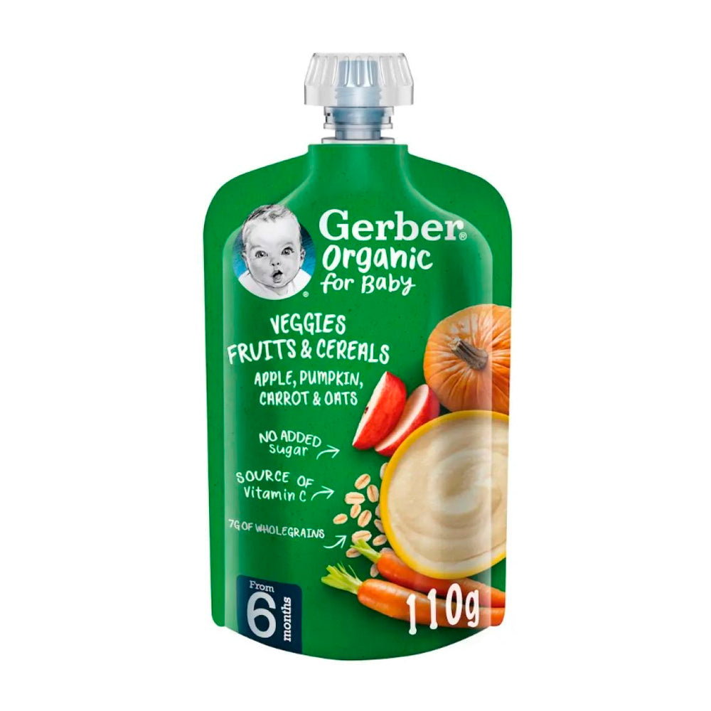 Пюре Gerber био яблоко-морковь, 110 г