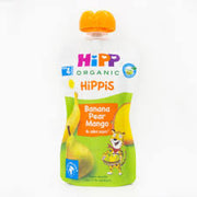 Детское пюре HiPP Organic банан-груша-манго 100 г (4 мес+)