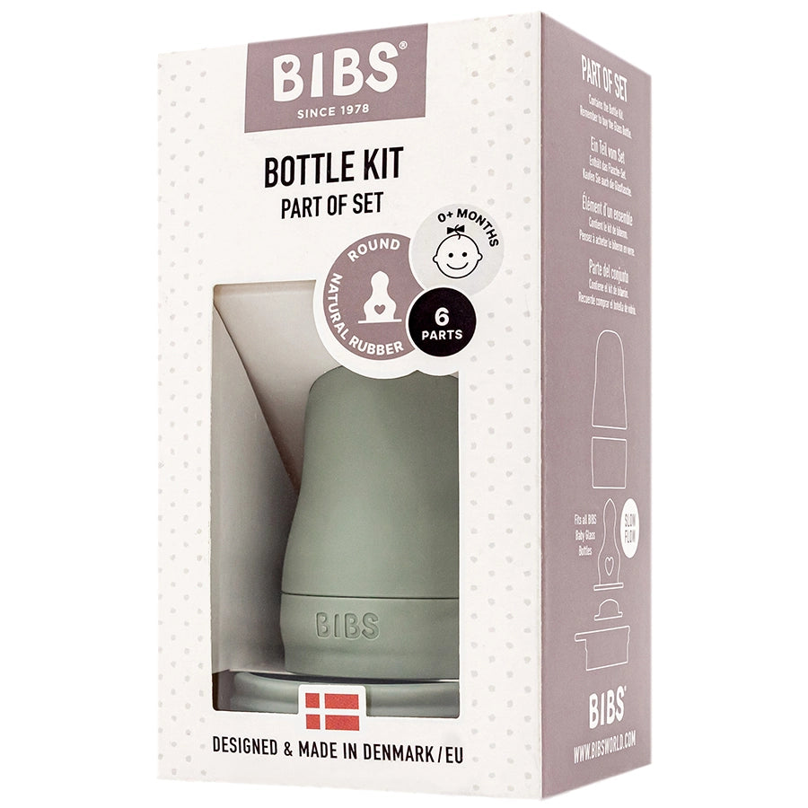 Набор аксессуаров BIBS Bottle Kit латексная соска антиколиковая шалфейный