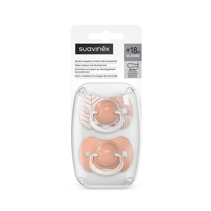 Pустышка Suavinex Мечты 18+ силиконовая розовая 1 шт