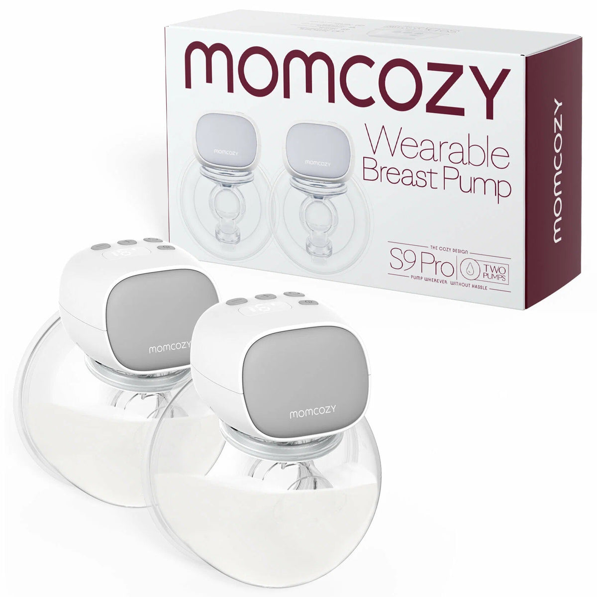 Momcozy S9 Pro ikki qavatli elektr sut sog'adigan aparati