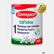 Sut aralashmasi Semper Bifidus Nutradefense 1, 400 g, 0-6 oy