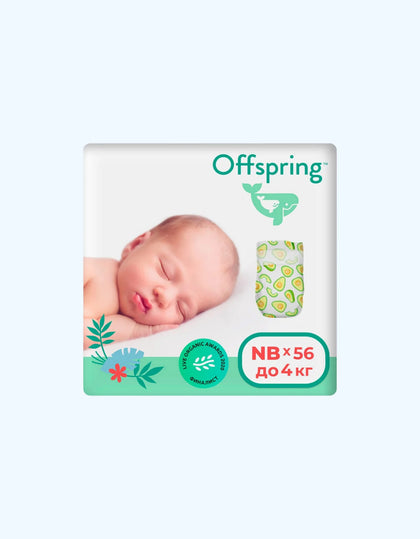 Подгузники-трусики Offspring XXL 15–23 кг, 24 шт, авокадо