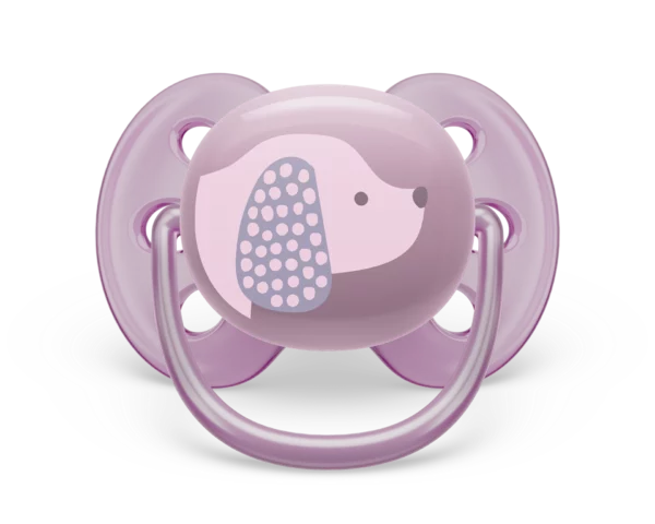Пустышка Philips Avent Ultra Soft 6-18 месяцев розовая силиконовая